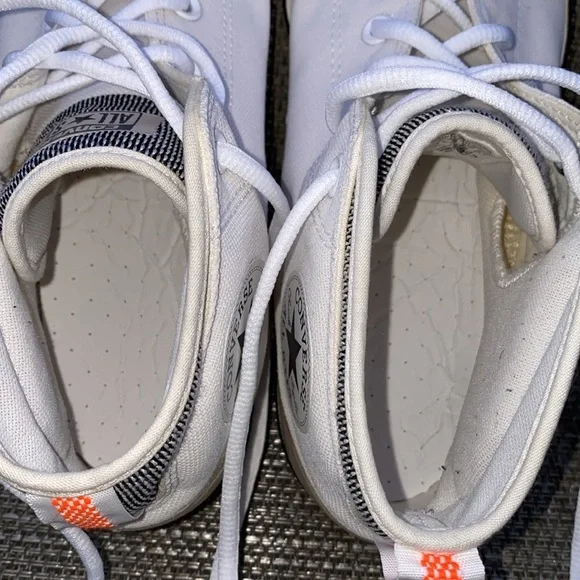 Converse Chuck Taylor Unisex All Star Syde Street Mid White Sneakers Sz 11M/13W - Picture 9 of 11